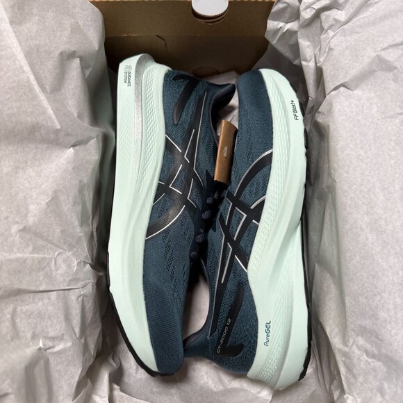 ASICS GT-2000 12 Women's Running Shoes Tarmac/Pure Silver Size 10.5 - Picture 2 of 9